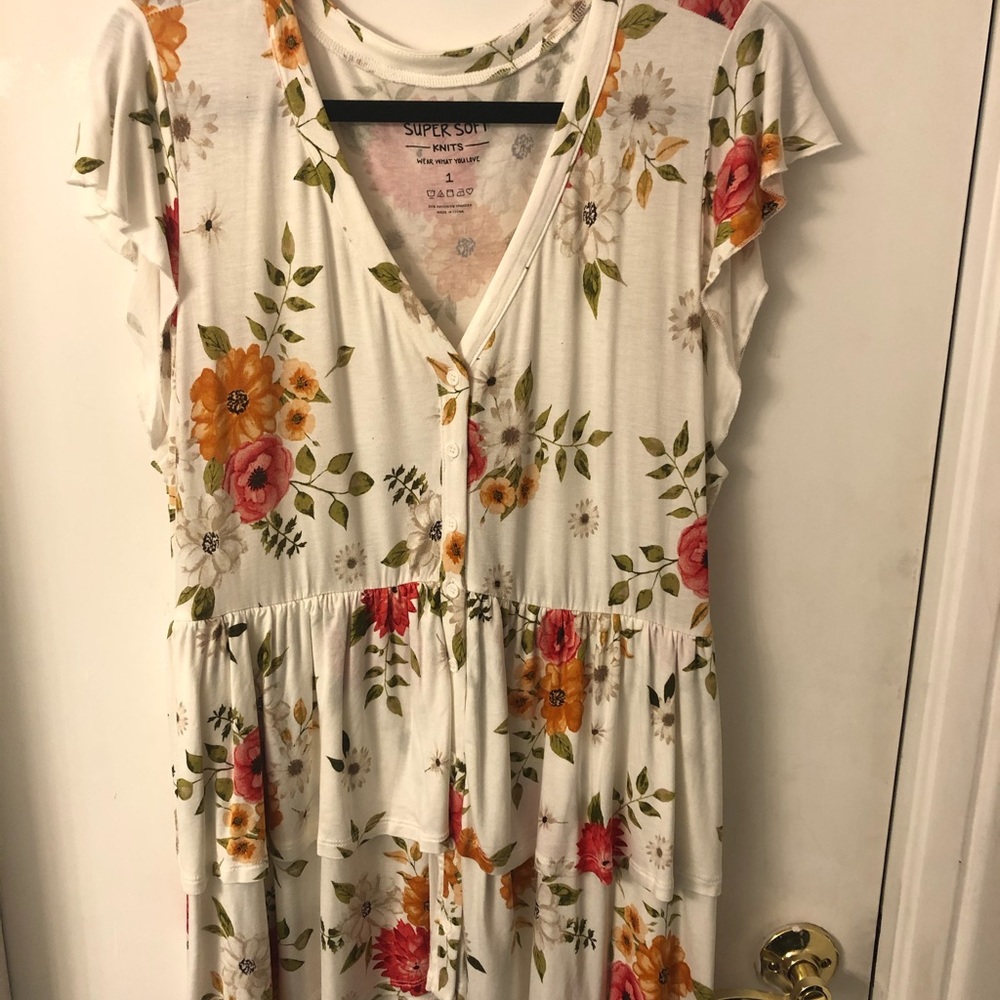 Floral Print Women's Top